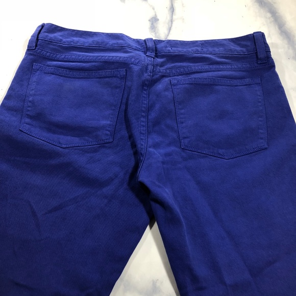 J. Crew Bright Blue Skinny Toothpick Ankle Jeans - Picture 4 of 8